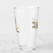 Calico Pennant Dragonfly-Bier Glas (Links)