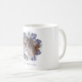 Calico Persian Cat Forget-Me-not Kaffeetasse (VorderseiteRechts)