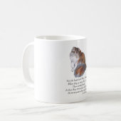 Calico Persian Cat Rainbow Bridge Kaffeetasse (Vorderseite Links)