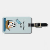 Calico Pirate Cat Gepäckanhänger (Vorderseite horizontal)