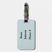 Calico Pirate Cat Gepäckanhänger (Rückseite vertikal)