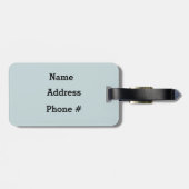 Calico Pirate Cat Gepäckanhänger (Rückseite horizontal)