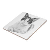 Calico Pop Halftone Fliese (Seite)