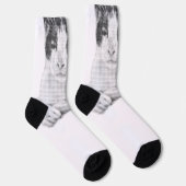 Calico Pop Halftone Socken (Rechts)