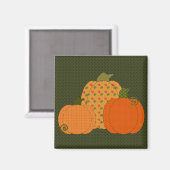 Calico Pumpkin Trio Magnet (Vorderseite/Rückseite)