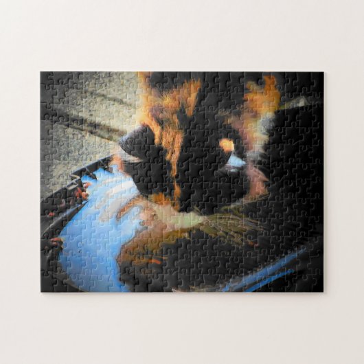 Calico Regenwasser Puzzle (Horizontal)