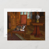 Calico Ruhe Postkarte (Vorne/Hinten)