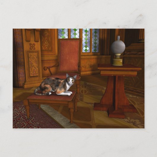 Calico Ruhe Postkarte (Vorderseite)