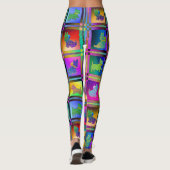 Calico Scotties Hunde Leggings (Rückseite)