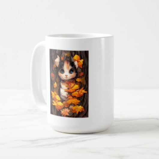 Calico Süsse Klassische Tasse, 15 oz Kaffeetasse (Vorderseite Links)
