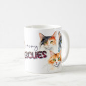 Calico & Tabby Cat Kaffeetasse (VorderseiteRechts)