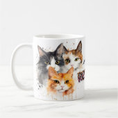 Calico & Tabby Cat Kaffeetasse (Links)