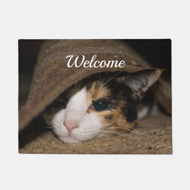 Calico Taco Welcome Doormat Fußmatte (Vorderseite)