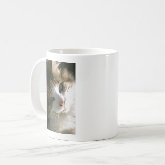 Calico Tiger Cat Kaffeetasse (Vorderseite Links)