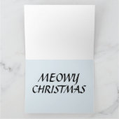 CALICO (TORTIE) CAT CHRISTMAS GREETING CARD KARTE (Innenseite)