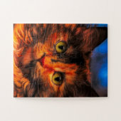 CALICO TORTIE CAT JIGSAW PUZZLE (Horizontal)