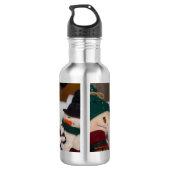 Calico und Snowmen Wasserflasche (Rückseite)