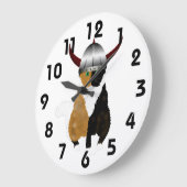 Calico Viking Clock Große Wanduhr (Winkel)
