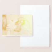 Calico-Ziege Folienkarte (Anzeige)