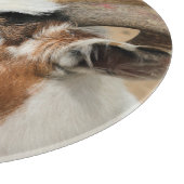 Calico-Ziege Schneidebrett (Ecke)