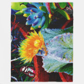 Caliente Cactus Fleecedecke (Vorderseite)