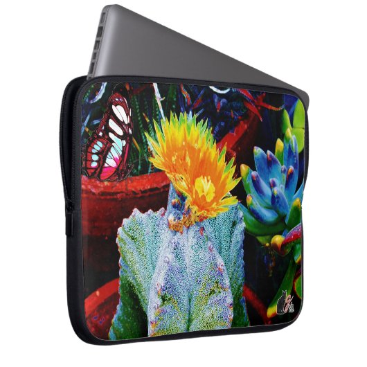 Caliente Cactus Laptopschutzhülle (Vorne Rechts)
