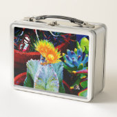 Caliente Cactus Metal Lunchbox (Vorderseite)