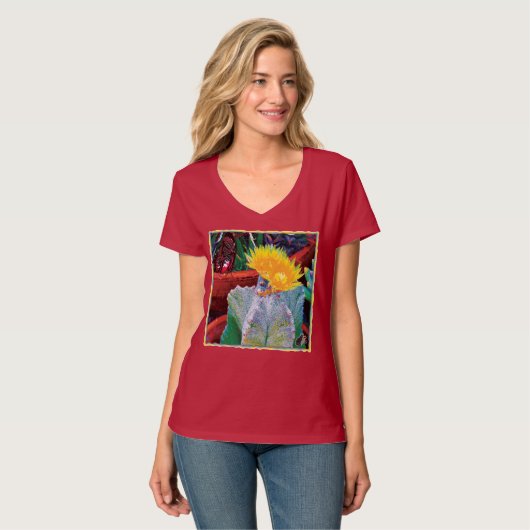 Caliente Kaktus T-Shirt (Vorderseite Vollansicht)