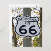 California 66 Postcard Postkarte (Vorne/Hinten)