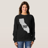 California 707 Area Code Sweatshirt (Vorne ganz)