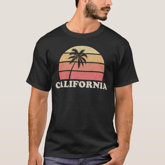 California 70er Throwback T-Shirt (Vorderseite)