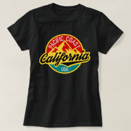 California Abzeichen Vintages Abenteuer T-Shirt