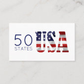 California American Staat auf der Karte und nützli (Rückseite)