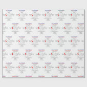 California American Staat auf der Karte und nützli Geschenkpapier (Flach)