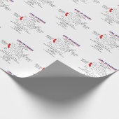 California American Staat auf der Karte und nützli Geschenkpapier (Ecke)