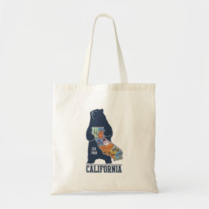 California-Bär-Golden-State-T-Shirt Tragetasche