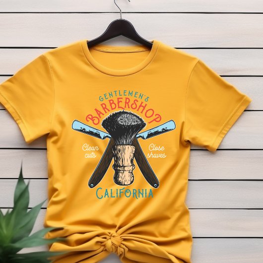California Barbershop Clean Cuts T - Shirt