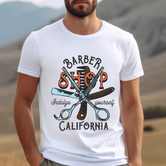 California Barbershop Indulge Sie selbst T - Shirt
