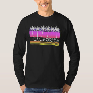 California Beach 80er 90s Vaporwave Ästhetische Pa T-Shirt