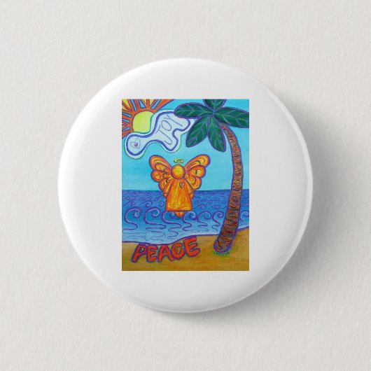 California Beach Angel Button (Vorderseite)