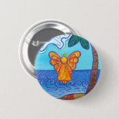 California Beach Angel Button (Vorne & Hinten)