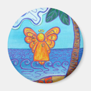 California Beach Angel Magnet