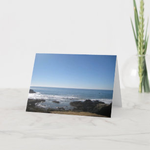 California Beach Blank Grußkarte Karte