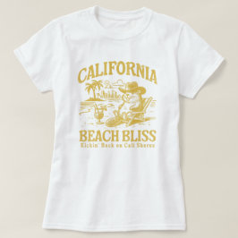 California Beach Bliss auf Cali Shoes T-Shirt