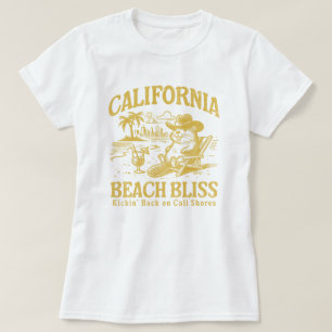 California Beach Bliss auf Cali Shoes T-Shirt