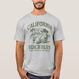 California Beach Bliss auf Cali Shoes T-Shirt