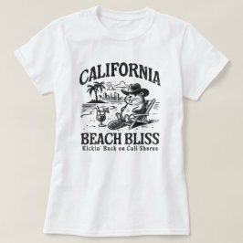 California Beach Bliss auf Cali Shoes T-Shirt
