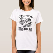 California Beach Bliss auf Cali Shoes T-Shirt (Vorderseite)