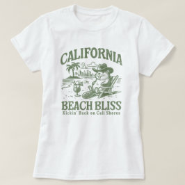 California Beach Bliss auf Cali Shoes T-Shirt