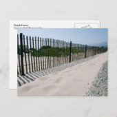 California Beach Face Post Card Postkarte (Vorne/Hinten)